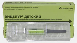 вакцина «Энцепур детский»