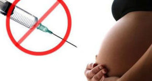 знак запрета на прививку для беременных женщин